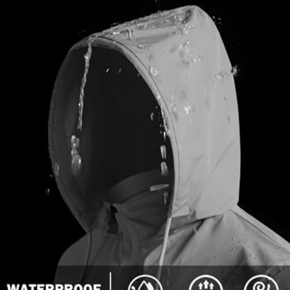 Men's Packable Rain Jacket Lightweight Waterproof… - image 4